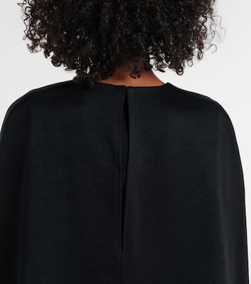 Abito lungo in crêpe di raso con cristalli | Roland Mouret