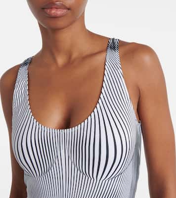Costume intero Body Morphing a righe | Jean Paul Gaultier