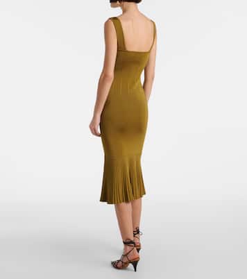 Atalanta knitted midi dress | Galvan