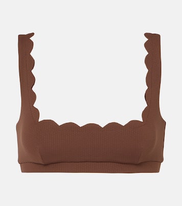 Mini Palm Springs scalloped bikini top | Marysia