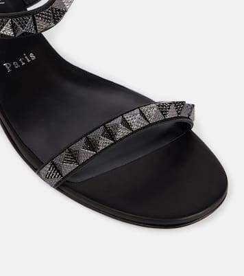 Sandales Pyrasand 30 en cuir | Christian Louboutin