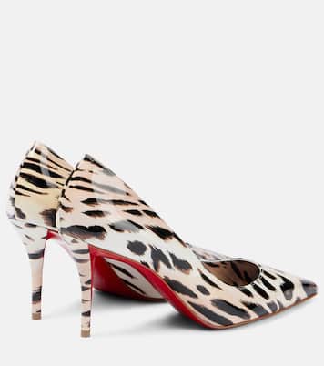 Pumps Miss Z 80 in vernice con stampa | Christian Louboutin