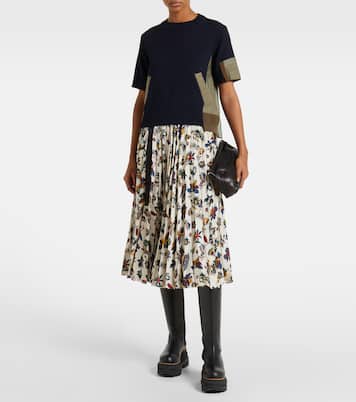 Camiseta en mezcla de algodón | Sacai