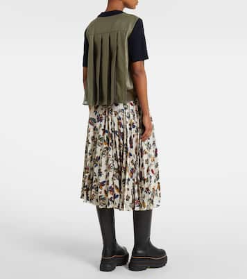 Camiseta en mezcla de algodón | Sacai