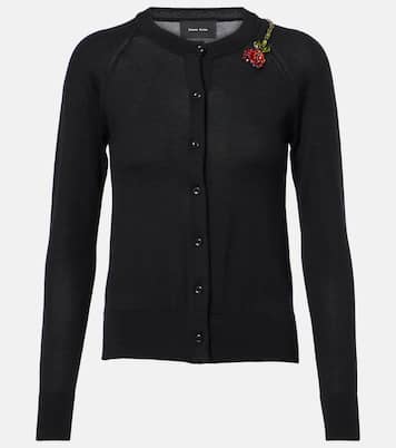 Embellished wool and silk cardigan | Simone Rocha