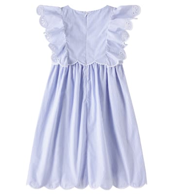 Vestido bordado a rayas | Chloé Kids
