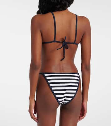 Top de bikini Via a rayas | Jade Swim