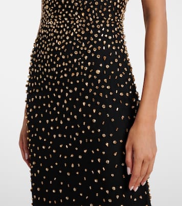 Cherry crystal-embellished gown | Jenny Packham