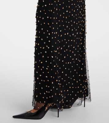 Cherry crystal-embellished gown | Jenny Packham