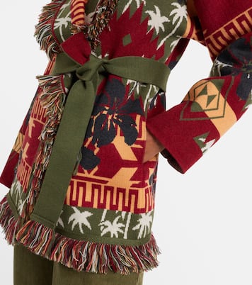 Cardigan Hibiscus Bloom in lana vergine | Alanui