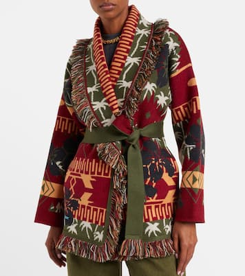 Cardigan Hibiscus Bloom in lana vergine | Alanui