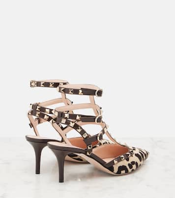Rockstud 65 calf hair pumps | Valentino Garavani