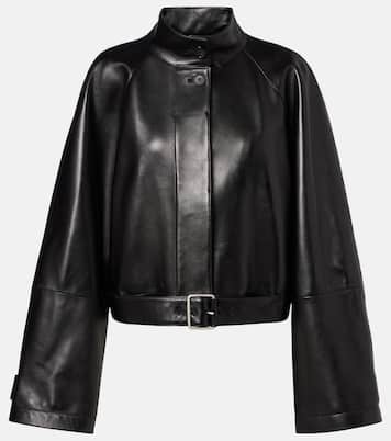 Cropped-Lederjacke  | Loewe