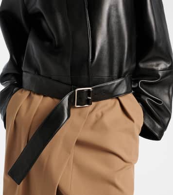 Cropped-Lederjacke  | Loewe