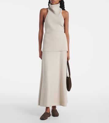 Maddie open-back cashmere top | Lisa Yang