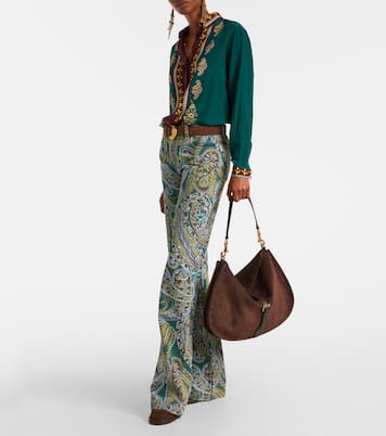 Tote Bag Pony Small aus Veloursleder | Etro