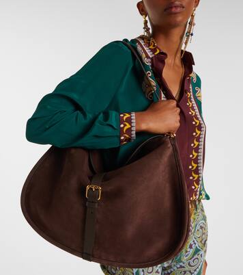 Tote Bag Pony Small aus Veloursleder | Etro