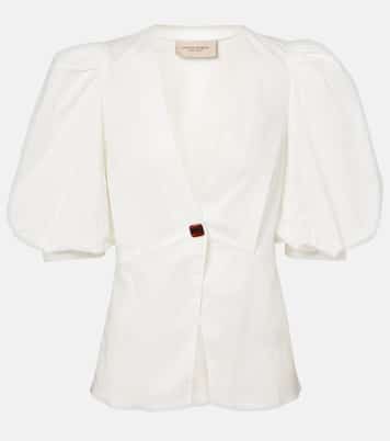 Blouse raccourcie Solid en coton | Adriana Degreas