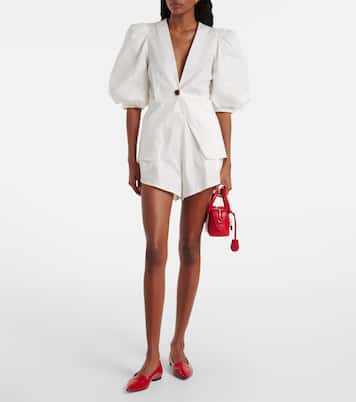 Blouse raccourcie Solid en coton | Adriana Degreas