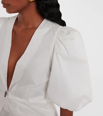 Blouse raccourcie Solid en coton | Adriana Degreas