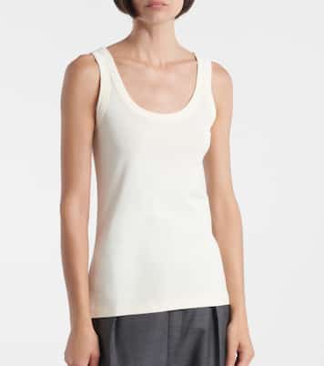 Cotton jersey tank top | Lemaire