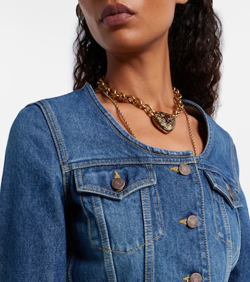 Peplum denim jacket | Chloé
