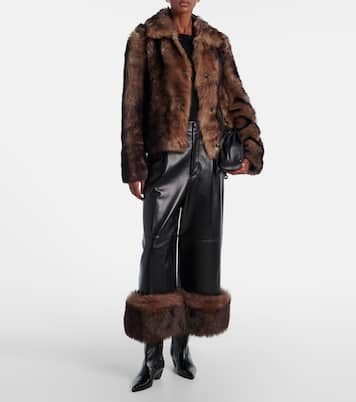 Chaqueta cropped de borrego | Yves Salomon
