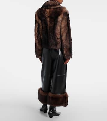 Chaqueta cropped de borrego | Yves Salomon