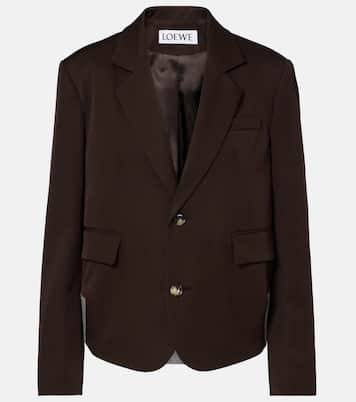 Gathered wool blazer | Loewe