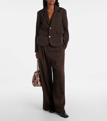 Gathered wool blazer | Loewe
