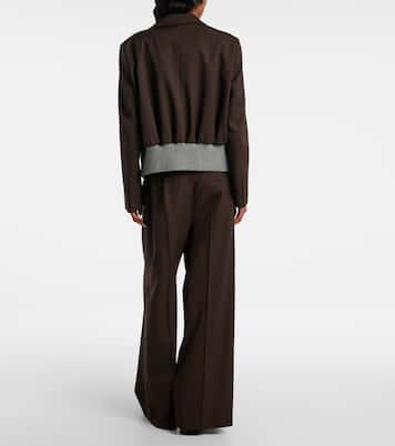 Gathered wool blazer | Loewe