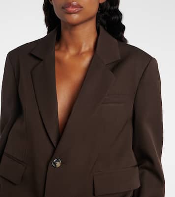 Gathered wool blazer | Loewe