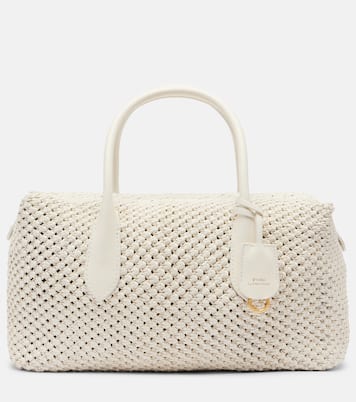 Bellport woven leather tote bag | Polo Ralph Lauren