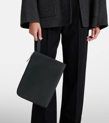 Portfolio leather clutch | The Row