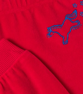 Bestickte Jogginghose aus Samt | Gucci Kids