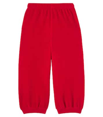 Bestickte Jogginghose aus Samt | Gucci Kids