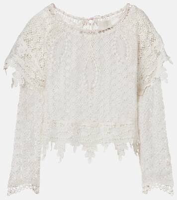 Hyliana cotton lace top | Isabel Marant