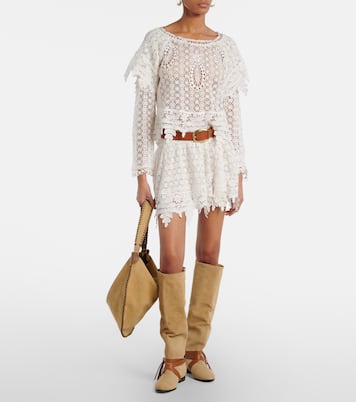 Hyliana cotton lace top | Isabel Marant