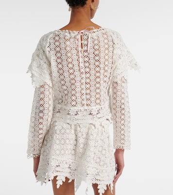 Hyliana cotton lace top | Isabel Marant