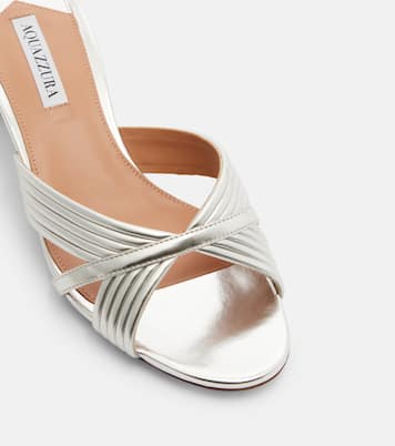 Sundance metallic leather sandals | Aquazzura