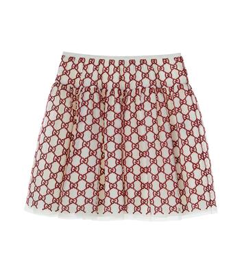 GG embroidered skirt | Gucci Kids