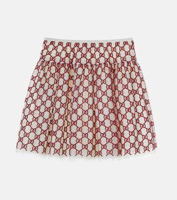 GG embroidered skirt | Gucci Kids
