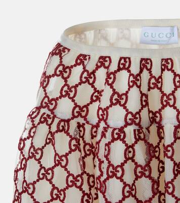 GG embroidered skirt | Gucci Kids
