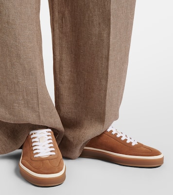 Tennis suede sneakers | Loro Piana