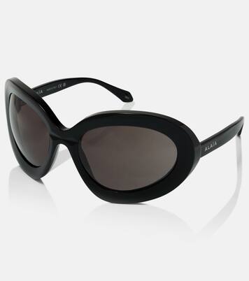 Logo oversized sunglasses | Alaïa