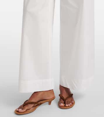 Arden cotton-blend wide-leg pants | Simkhai