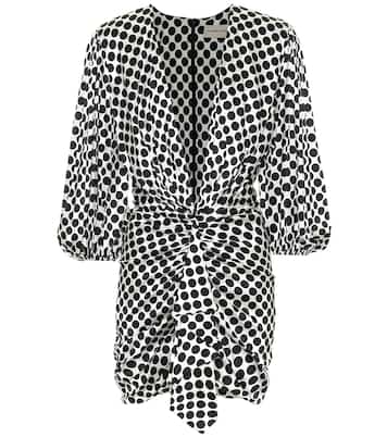Polka-dot satin minidress | Alexandre Vauthier