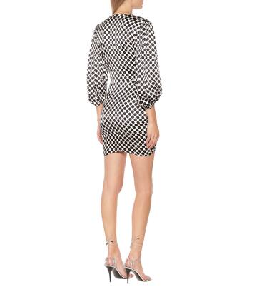 Polka-dot satin minidress | Alexandre Vauthier