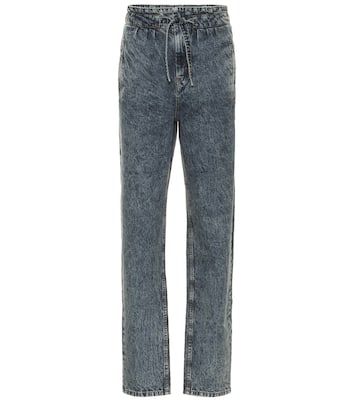 Jeans rectos Uduard de tiro alto | Isabel Marant