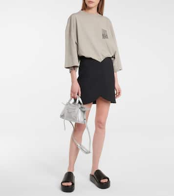 Rise leather platform slides | Balenciaga